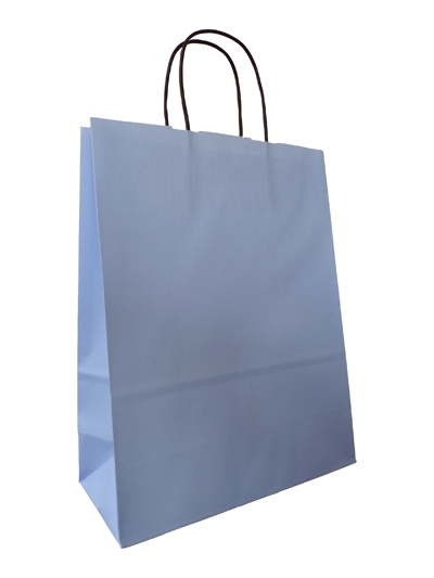 Aqua Twist Handle Paper Bags